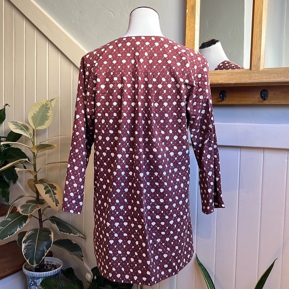 Vintage 1977 Marimekko Finland Design Research Print Tunic Excellent Condition - Picture 4 of 16